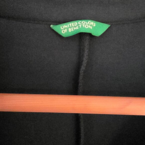 United Colors of Benetton Dark Green Long Sleeve Shirt Dress - Picture 4 of 4